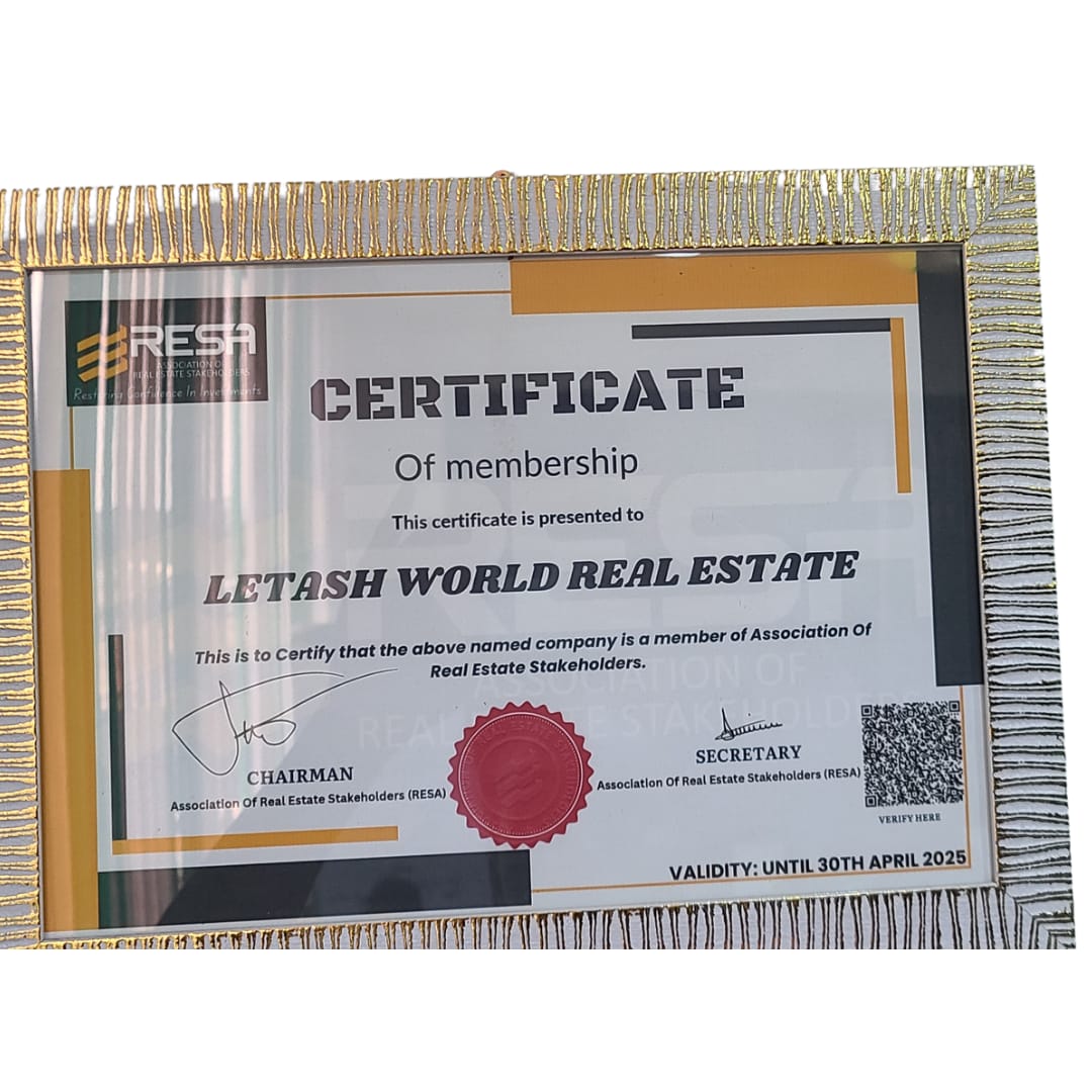 Certification of Membership.